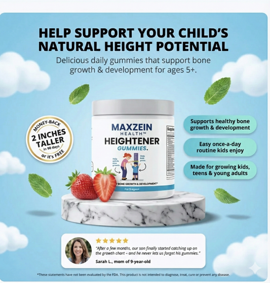 Maxzein Health™ Viral Heightener Gummies (Limited Time Deal Only)